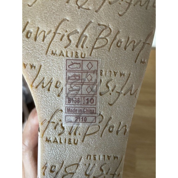 Blowfish Malibu Platform Cork Wedge Sandals Size‎ 10 - Picture 8 of 8